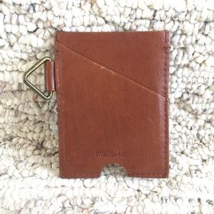 Madewell Card Holder English Saddle